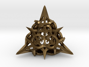 Thorn d4 Ornament in Natural Bronze