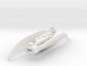 9x3 Folding Propeller in White Natural Versatile Plastic
