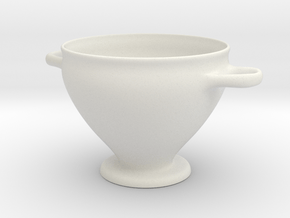  Greek Vase - Skyphos A in White Natural Versatile Plastic