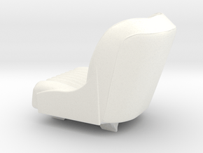 1 8 1960s Sport Seat in White Processed Versatile Plastic