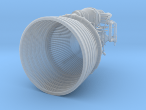 F1 3D Engine 1:48 Scale in Tan Fine Detail Plastic