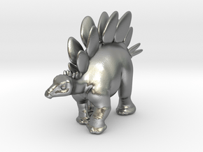 Stegosaurus Chubbie Krentz in Natural Silver