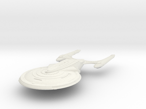 Excalibur Class Battleship BIG in White Natural Versatile Plastic