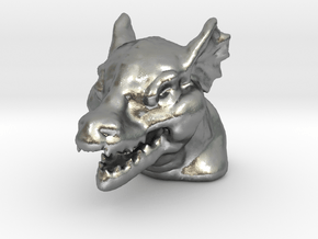 DRAGON MONOPOLY PIECE in Natural Silver