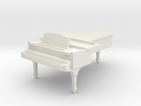1:48 Concert Grand Piano in White Natural Versatile Plastic