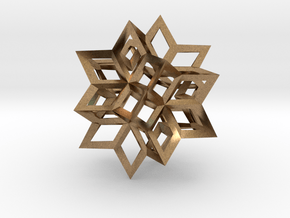 Rhombic Hexecontahedron in Natural Brass