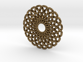 Circular Knot in Natural Bronze