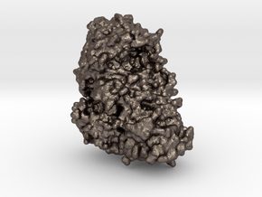 Ricin Toxin in Polished Bronzed Silver Steel