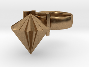 Limpit Ring in Natural Brass