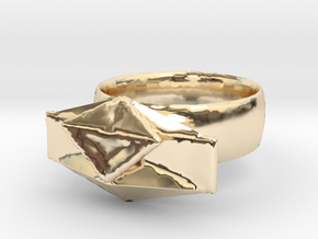 Puzzle Ring in 14K Yellow Gold