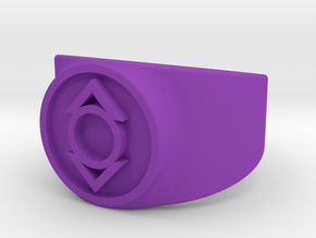 Indigo Tribe Compassion GL Ring (Sz's 5-15) in Purple Processed Versatile Plastic