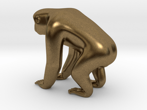 Silvery Gibbon in Natural Bronze