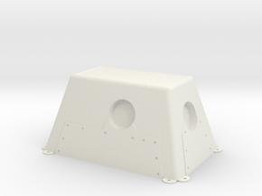 Apollo RCS Housing 1:1 in White Natural Versatile Plastic