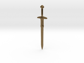 Minecraft Diamond Sword in Natural Bronze