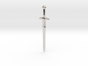 Minecraft Diamond Sword in Platinum
