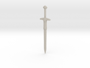 Minecraft Diamond Sword in Natural Sandstone