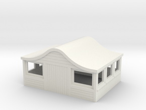 Bombay Roof for American Models S scale Caboose in White Natural Versatile Plastic