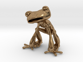Frog in Natural Brass