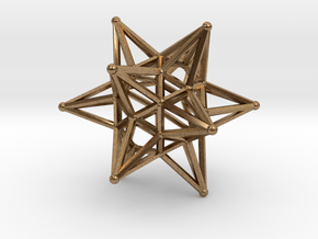 Dodeca Star Wire - 4cm in Natural Brass
