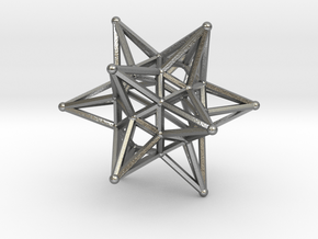 Dodeca Star Wire - 4cm in Natural Silver