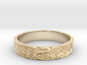 Wave of Energy Ring Size 7 in 14K Yellow Gold
