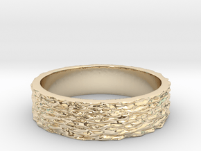 Quantum Matter Ring Size 7 in 14K Yellow Gold