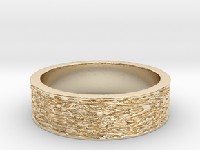 Displaced Time Ring Size 7 in 14K Yellow Gold