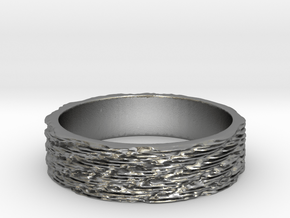 Graphine Ring Ring Size 7 in Natural Silver