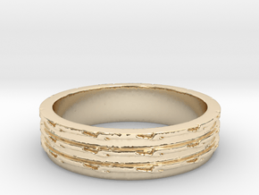 Greater Than Three Ring Size 7 in 14K Yellow Gold
