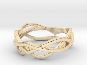 Curves 8 Ring Size 8 in 14K Yellow Gold
