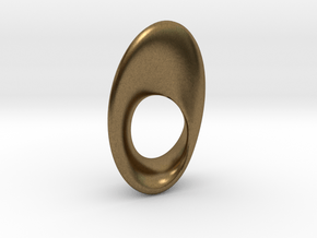 Mobius Oval 16x23mm in Natural Bronze
