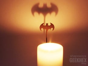 Batman 1992 - Spotlight Candle Attachment in Polished Bronze Steel