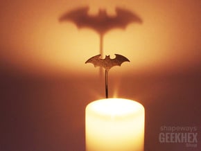Batman 2003 - Spotlight Candle Attachment in Matte Black Steel