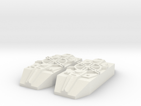 Fighter Model Pieces #37 in White Natural Versatile Plastic