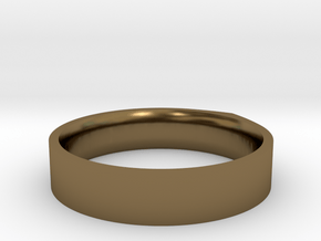 "LINE"_Women ring in Polished Bronze