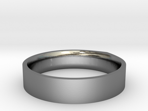 "LINE"_Women ring in Polished Silver