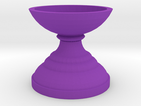 Candle Holder .7mm thick in Purple Processed Versatile Plastic