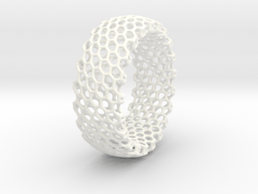 Regular Bracelet in White Processed Versatile Plastic