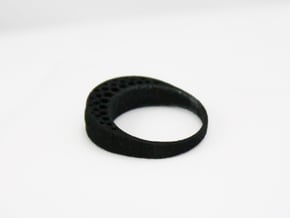 Evaporation Ring - US Ring Size 7 in Black Natural Versatile Plastic