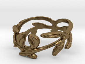 Branches3 Ring Size 8.5 in Natural Bronze