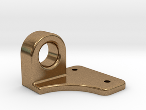 Coupler Release Bracket A - 2.5" scale in Natural Brass