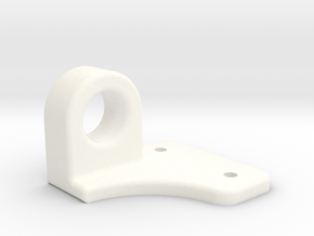 Coupler Release Bracket A - 2.5" scale in White Processed Versatile Plastic