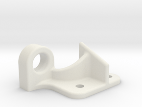 Coupler Release Bracket B - 2.5" scale in White Natural Versatile Plastic