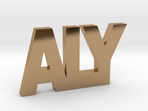 ALY in Polished Brass