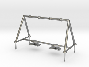Children's Swings, HO Scale (1:87) in Natural Silver