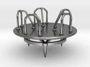 Children's Merry-go-Round, HO Scale (1:87) in Polished Silver