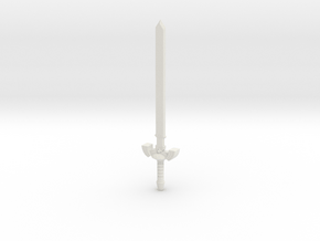 Master Sword in White Natural Versatile Plastic