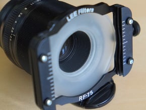 Filter Adapter for Fujinon 60mm lens in Smooth Fine Detail Plastic