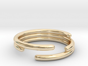 Stagger Ring - Size 6.5 in 14K Yellow Gold