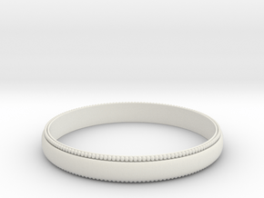 Emperial Ring in White Natural Versatile Plastic
